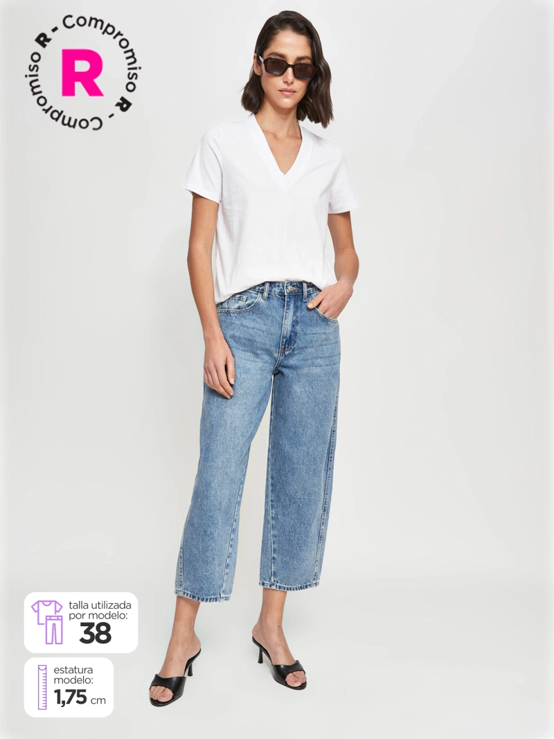 JEANS MUJER MARQUIS ALGODÓN BARREL - 2