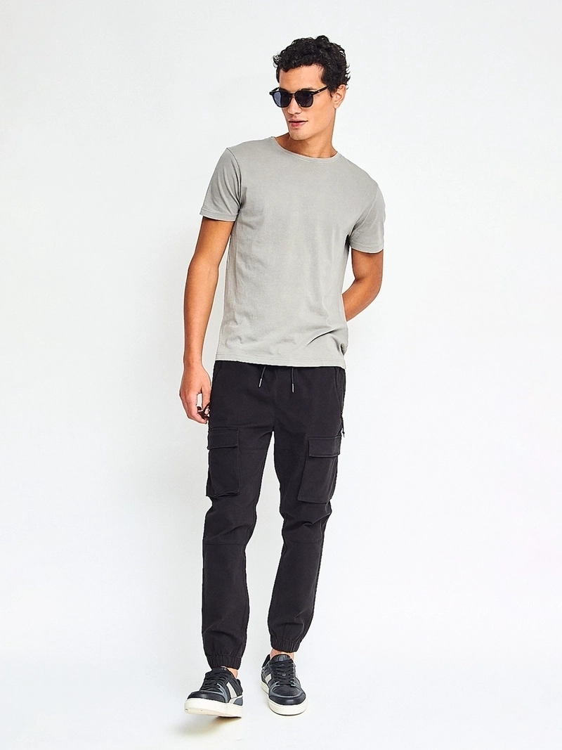 PANTALÓN HOMBRE BARBADOS ALGODÓN JOGGER CARGO - 4