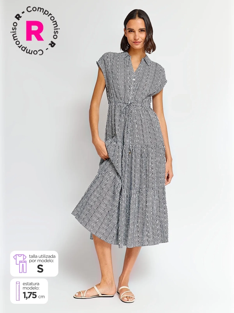 VESTIDO MUJER REGATTA ALGODÓN LARGO - 1