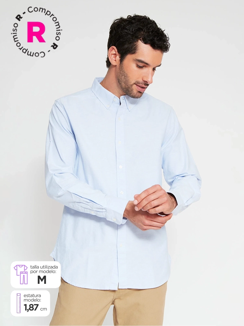 CAMISA HOMBRE MARQUIS ALGODÓN MANGA LARGA - 1