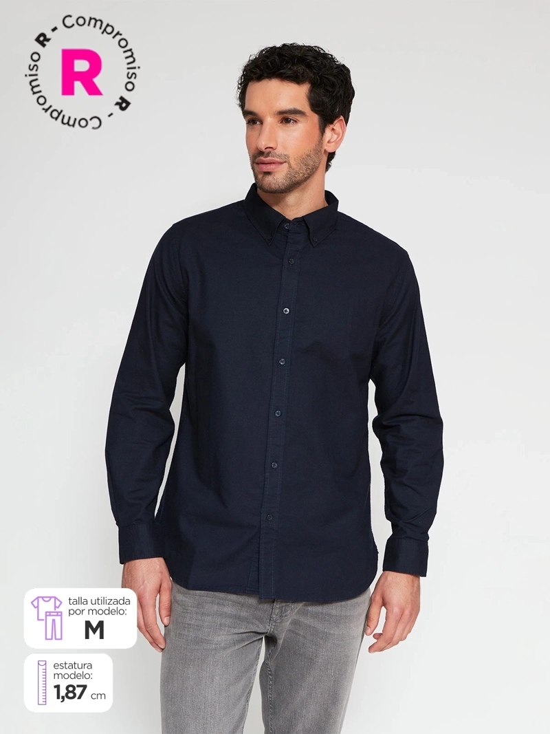 CAMISA HOMBRE MARQUIS ALGODÓN MANGA LARGA - 1