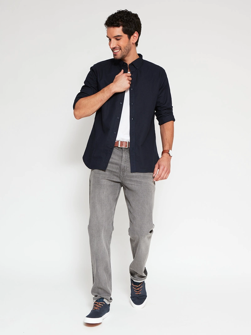 CAMISA HOMBRE MARQUIS ALGODÓN MANGA LARGA - 4