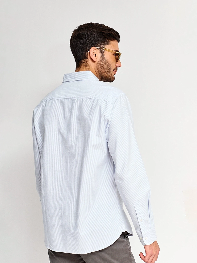 CAMISA HOMBRE MARQUIS ALGODÓN MANGA LARGA LÍNEAS - 2