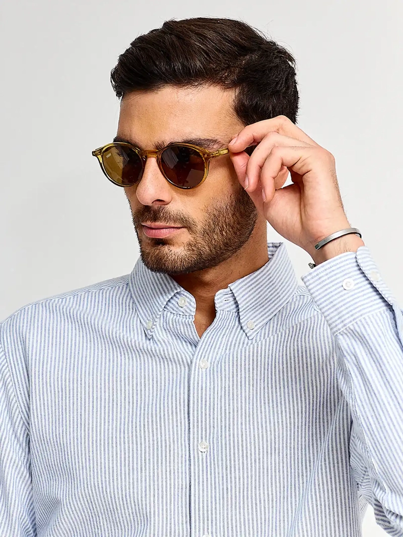 CAMISA HOMBRE MARQUIS ALGODÓN MANGA LARGA LÍNEAS - 3