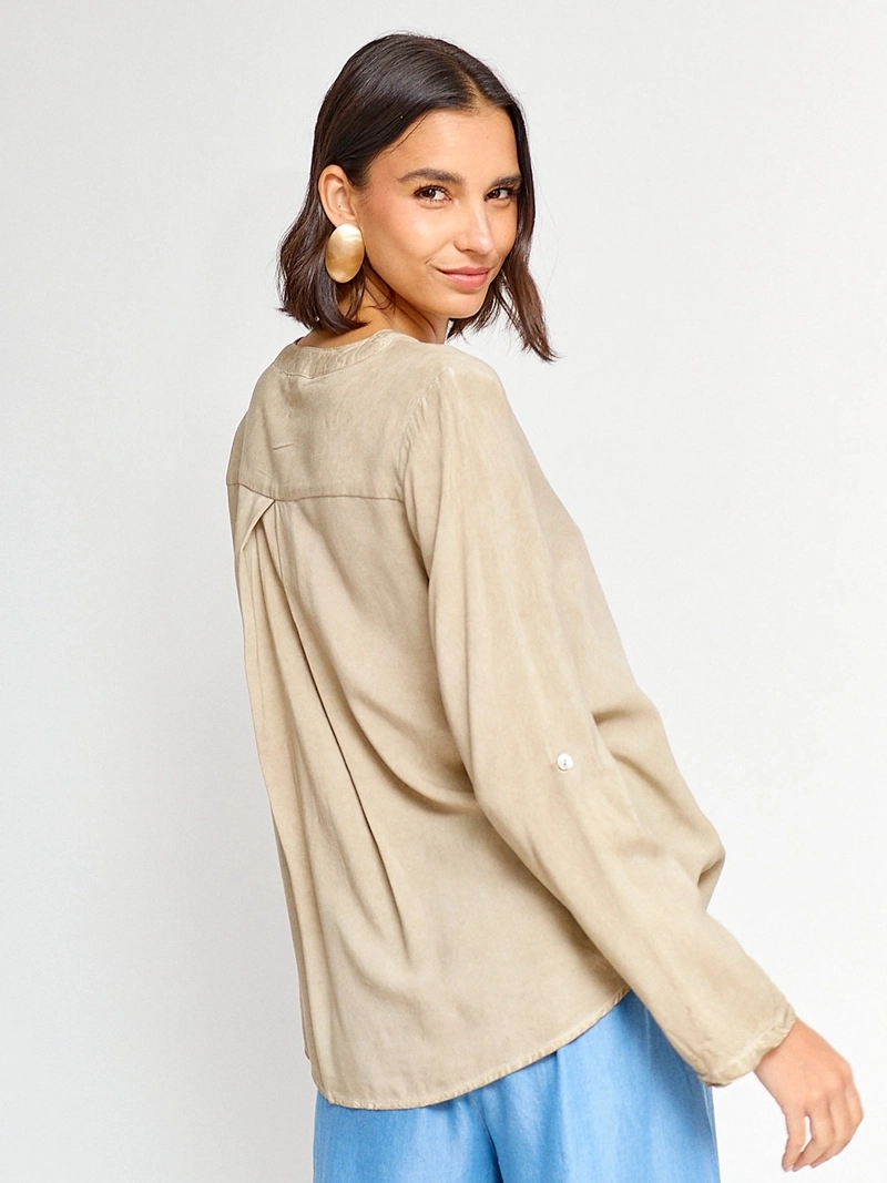 BLUSA MUJER TATIENNE MANGA LARGA LENTEJUELAS - 2