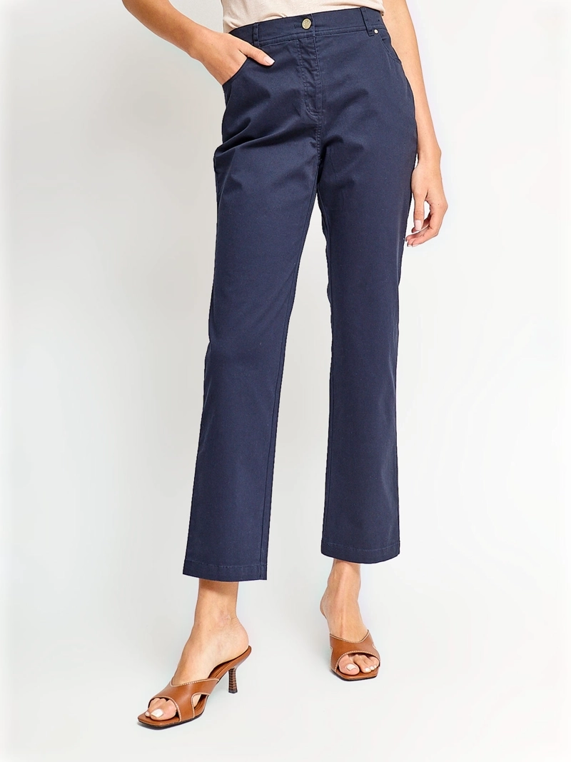 PANTALÓN MUJER CACHAREL ALGODÓN RECTO - 2
