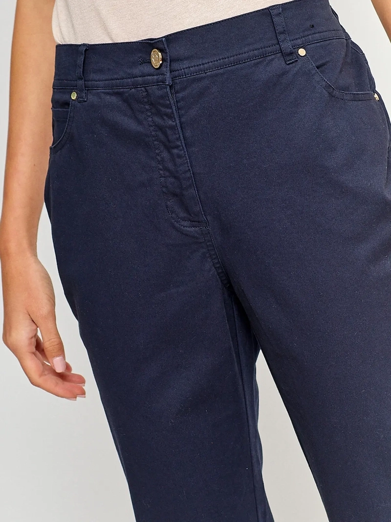 PANTALÓN MUJER CACHAREL ALGODÓN RECTO - 4