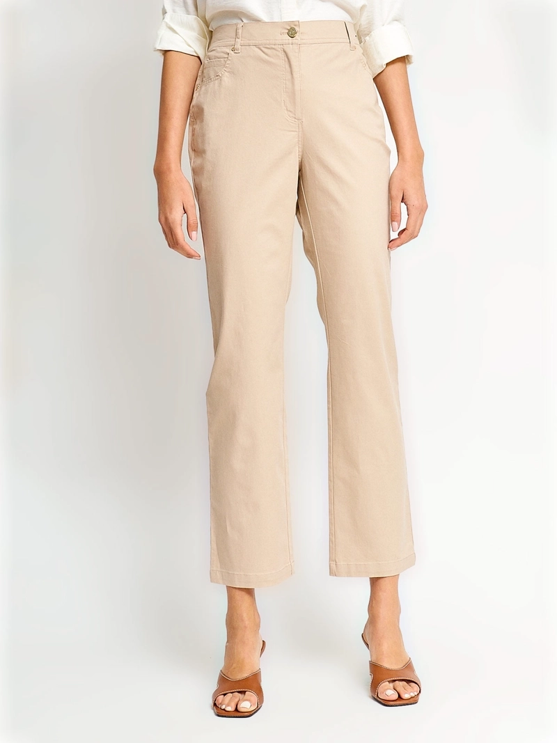 PANTALÓN MUJER CACHAREL ALGODÓN RECTO - 2