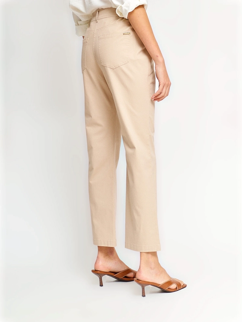 PANTALÓN MUJER CACHAREL ALGODÓN RECTO - 3