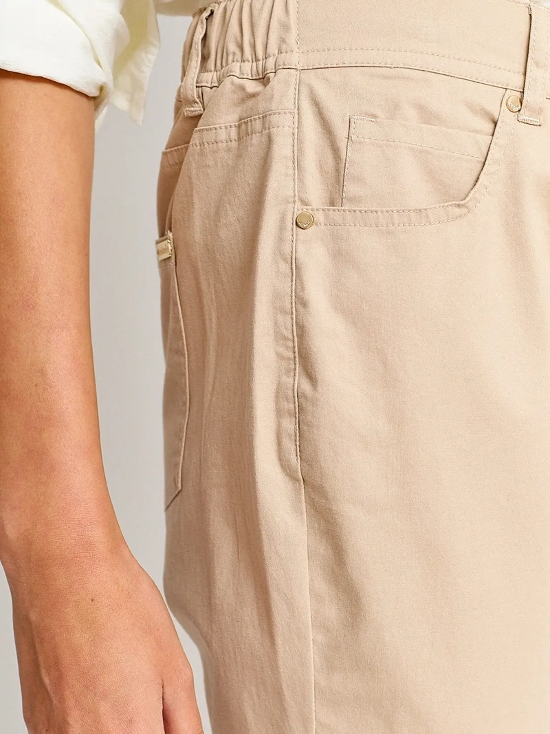 PANTALÓN MUJER CACHAREL ALGODÓN RECTO - 4