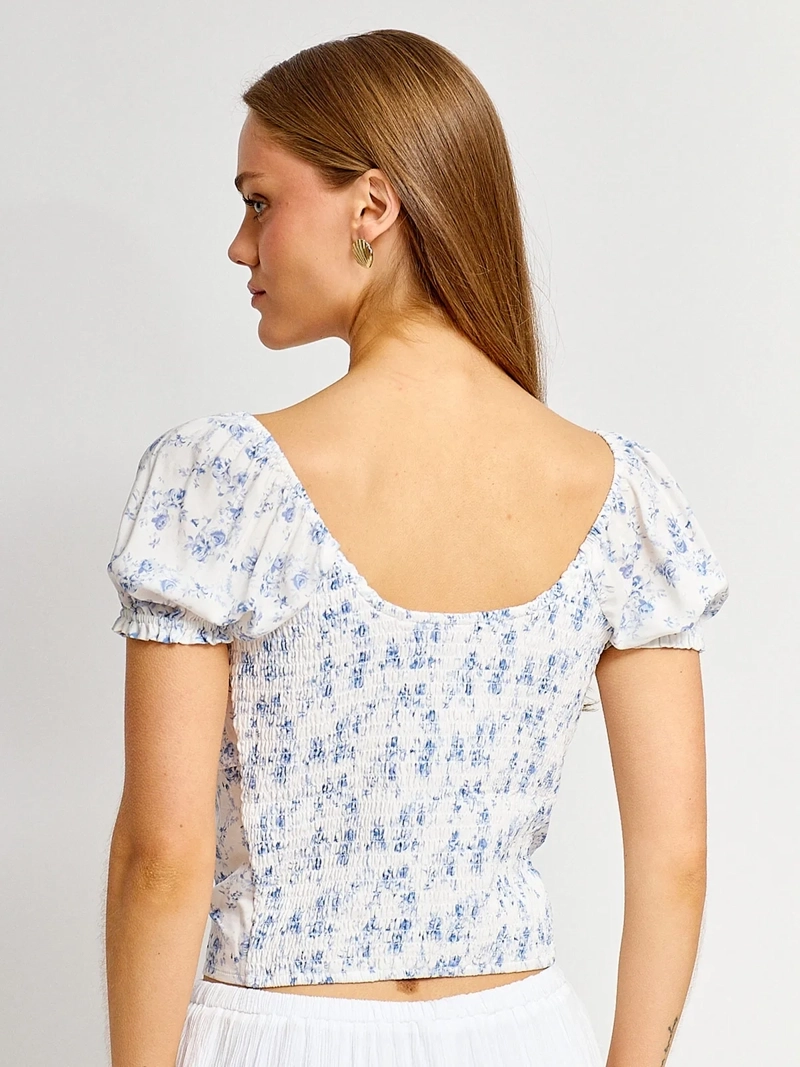 BLUSA MUJER INDEX MANGA ENGLOBADA - 2
