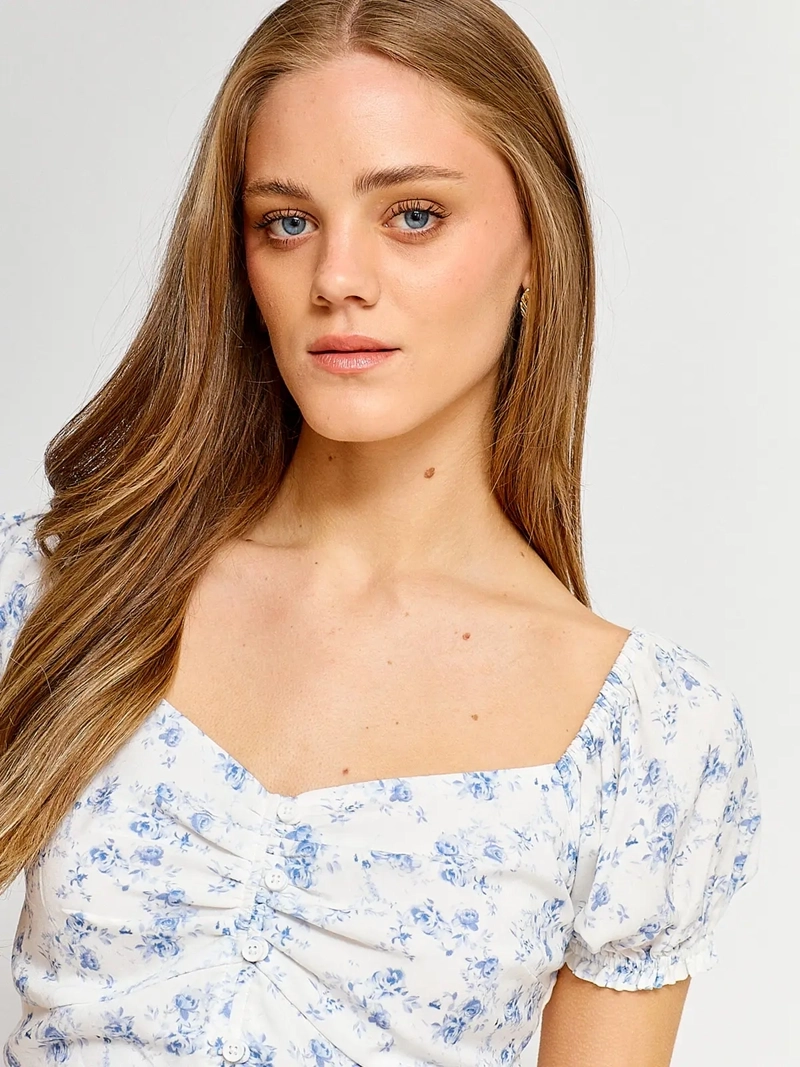 BLUSA MUJER INDEX MANGA ENGLOBADA - 3