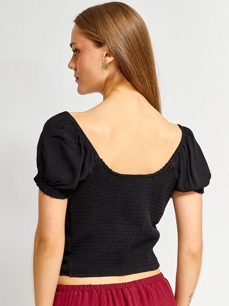 BLUSA MUJER INDEX MANGA ENGLOBADA - 2