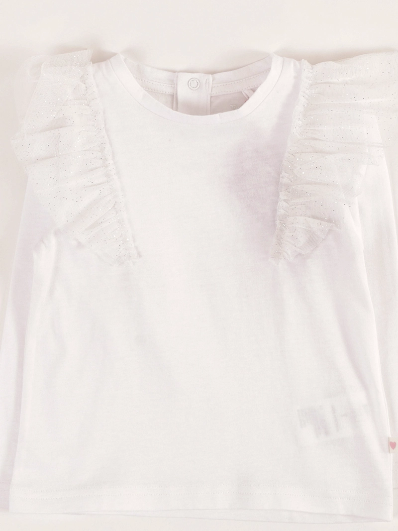 POLERA MANGA LARGA ALGODÓN NIÑA BABY HARVEST VUELOS BRILLOS - 3