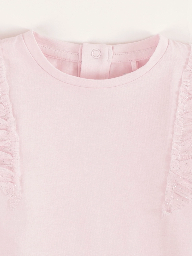 POLERA MANGA LARGA ALGODÓN NIÑA BABY HARVEST VUELOS BRILLOS - 3