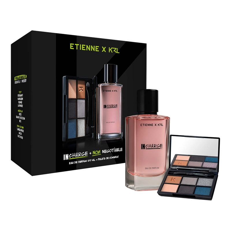 PERFUME ETIENNE ESSENCE IN CHARGE MUJER EDP 100 ML + PALETA DE SOMBRAS KEL - 1