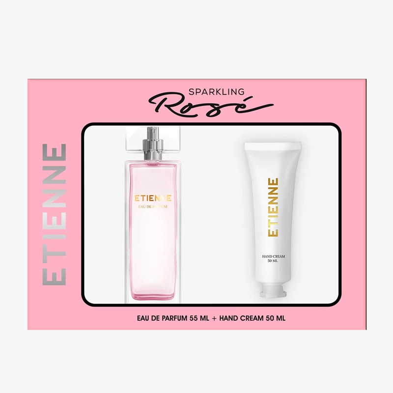 PERFUME ETIENNE ESSENCE SPARKLING ROSE MUJER EDP 55 ML + CREMA CORPORAL 50 GR - 1