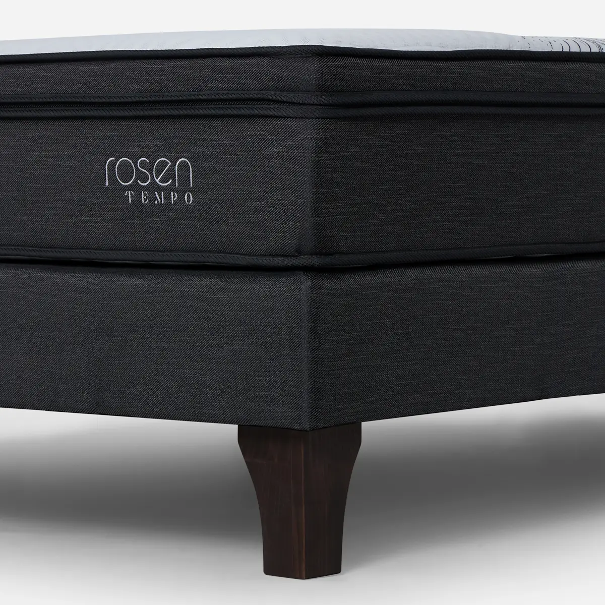 CAMA EUROPEA ROSEN TEMPO 2 PLAZAS + SET LUCIO GRIS - 5