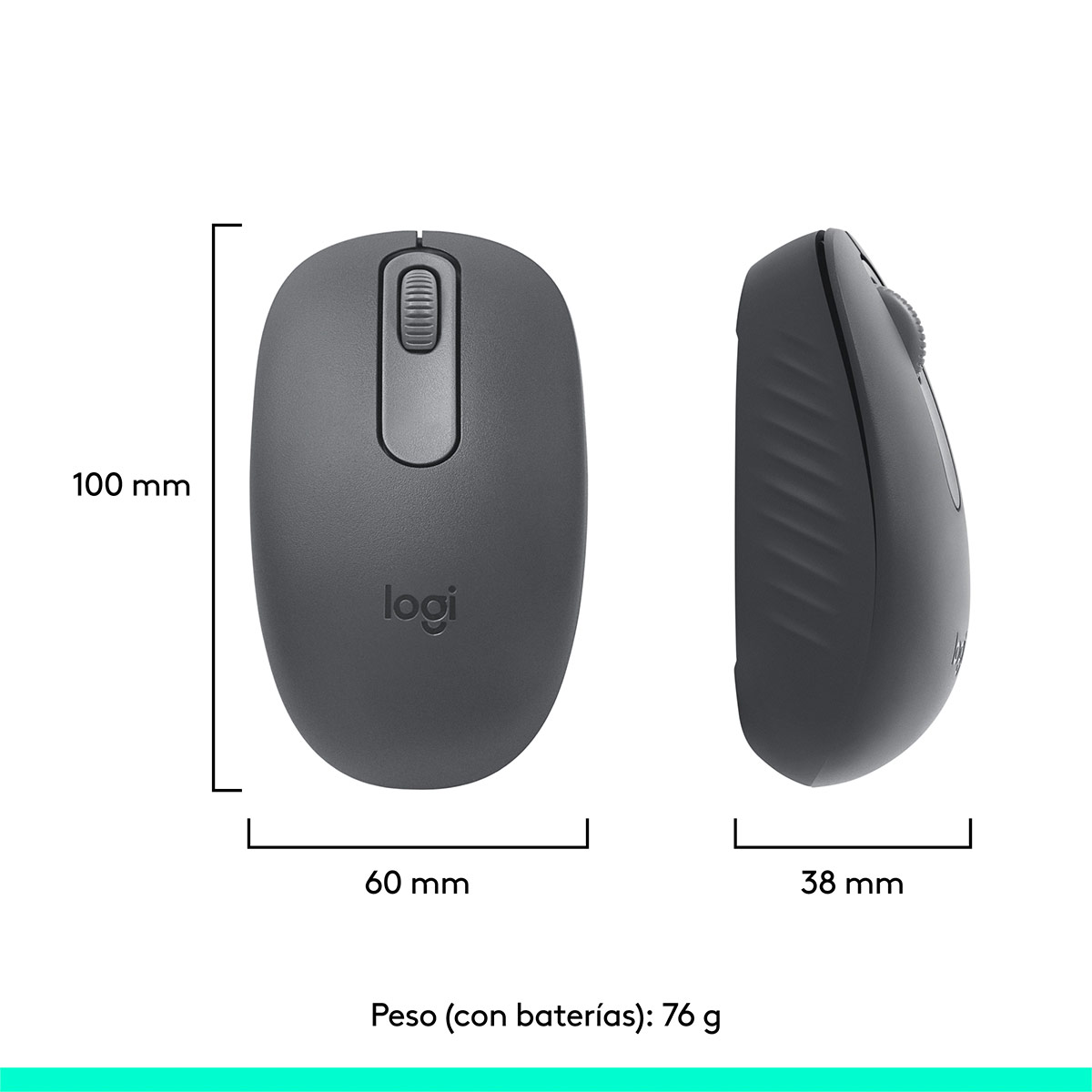MOUSE INALÁMBRICO LOGITECH M196 - 9