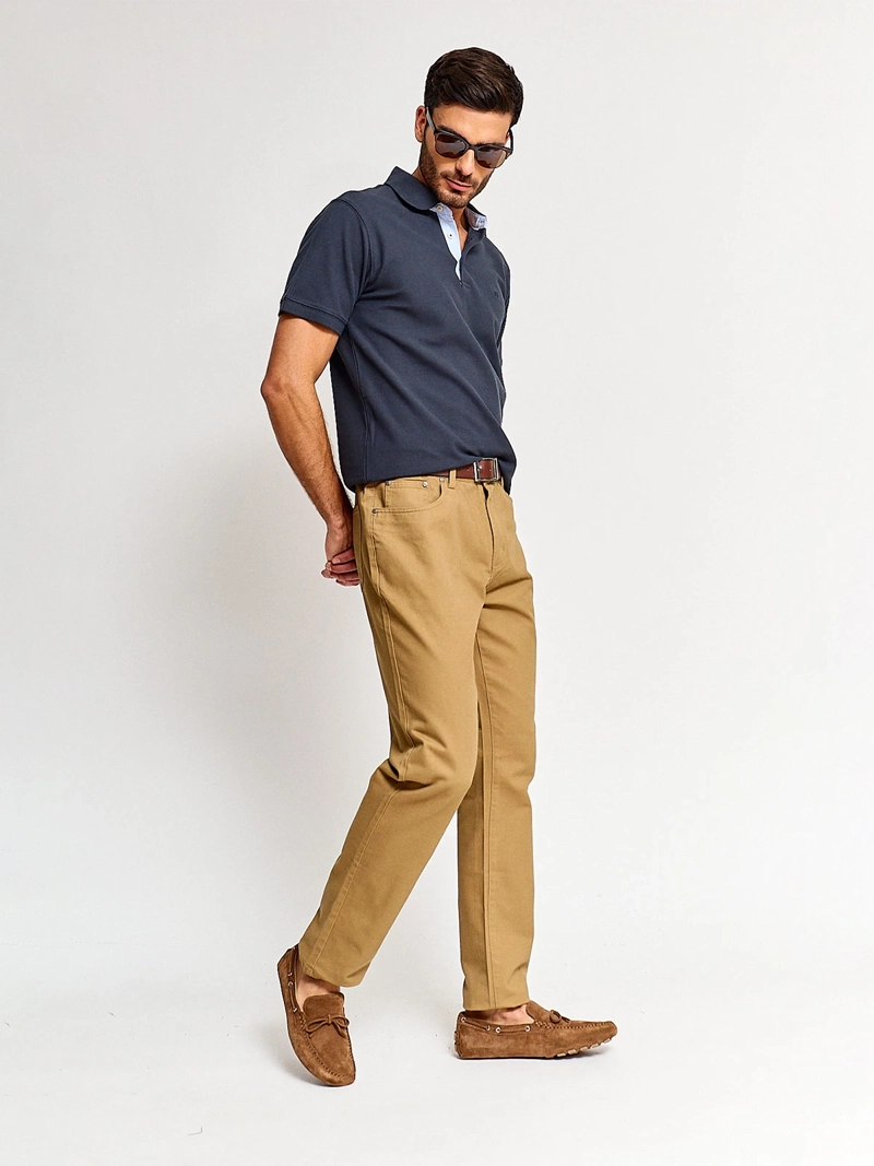 PANTALÓN HOMBRE KENNETH STEVENS ALGODÓN RECTO BOLSILLOS - 4