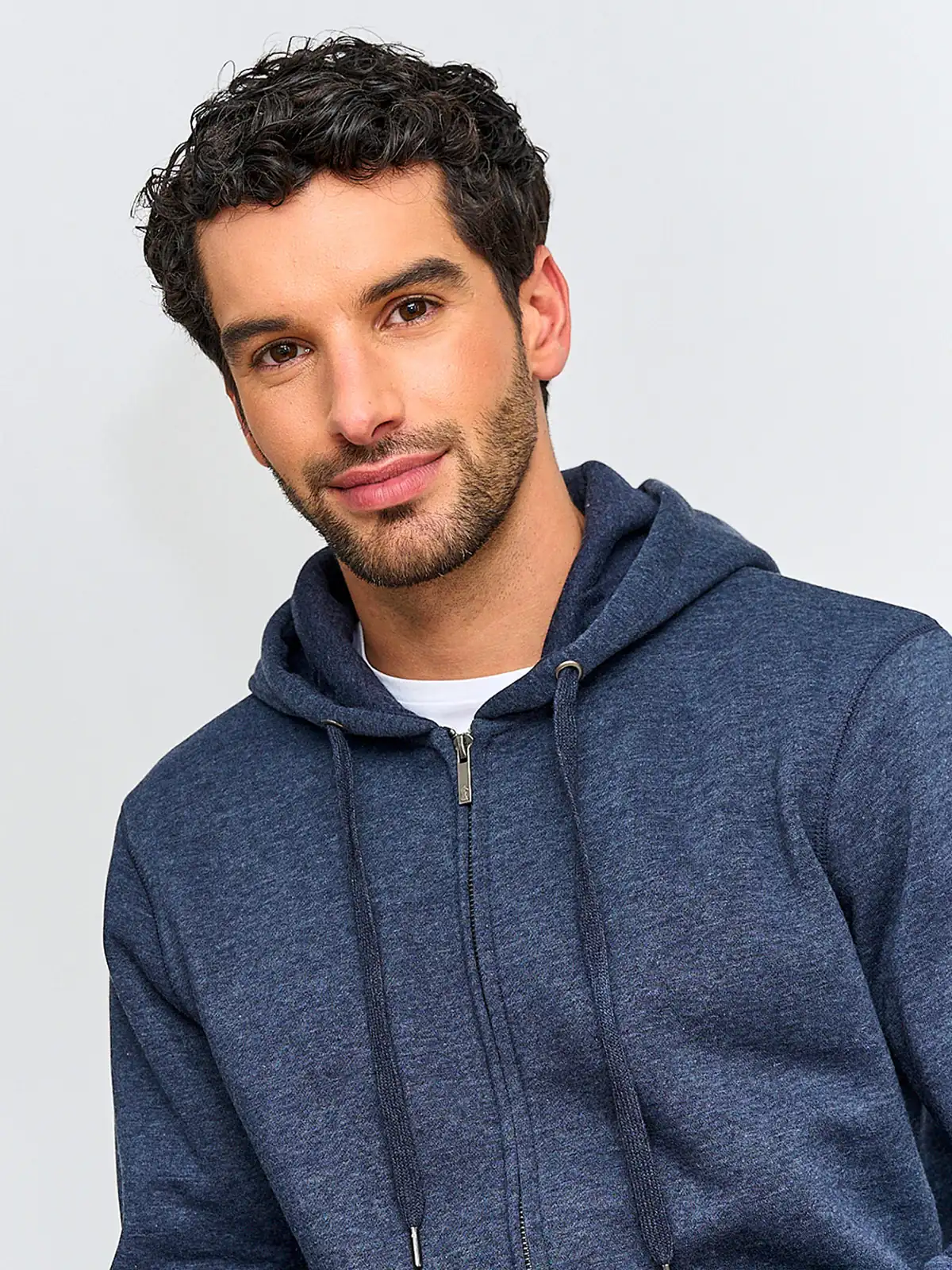 POLERÓN HOMBRE KENNETH STEVENS ALGODÓN FULL ZIPPER BÁSICO HOODIE - 3