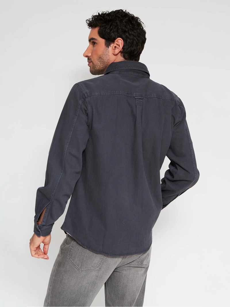 CAMISA HOMBRE REGATTA ALGODÓN MANGA LARGA - 2