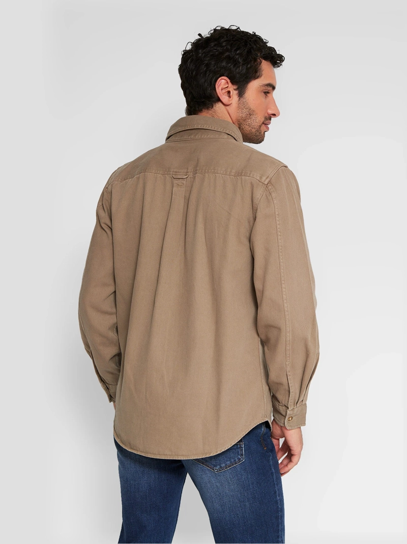 CAMISA HOMBRE REGATTA ALGODÓN MANGA LARGA - 2