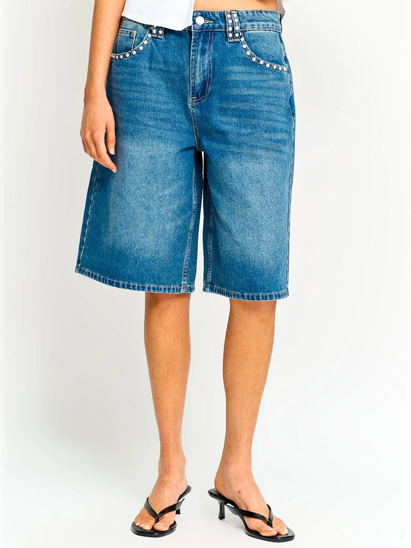 SHORT MUJER BARBADOS ALGODÓN LARGO - 2