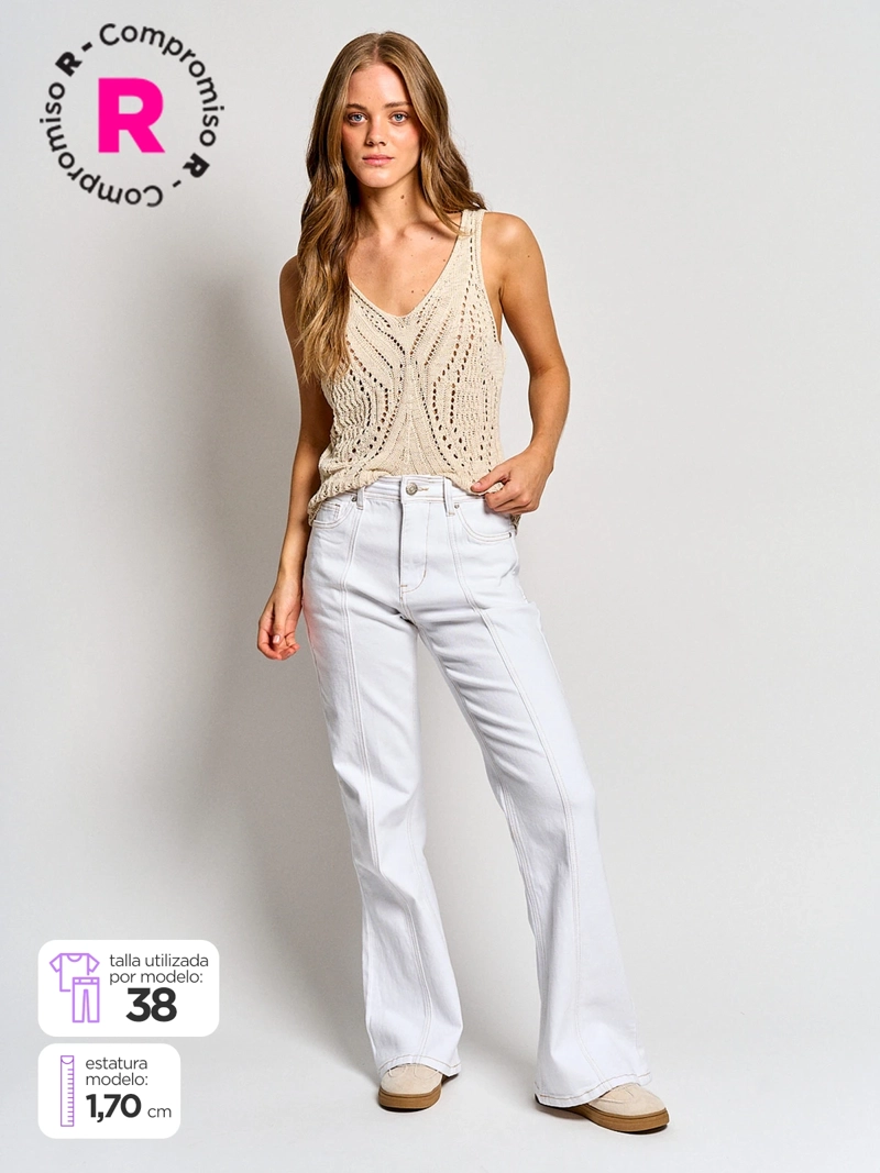 JEANS MUJER BARBADOS ALGODÓN ESTRELLA - 1