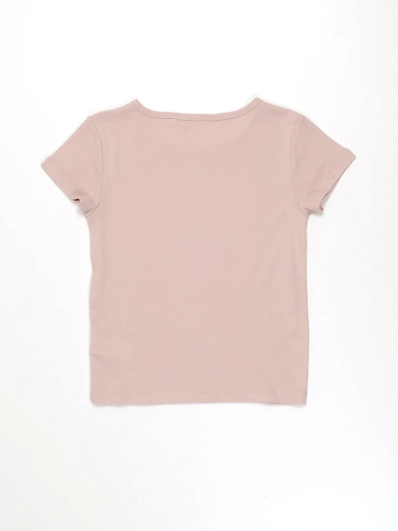 POLERA MANGA CORTA ALGODÓN NIÑA INDEX APP - 2