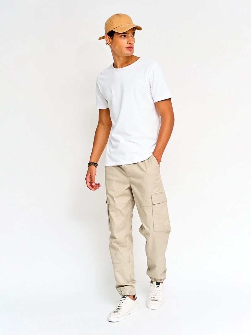 PANTALÓN HOMBRE INDEX ALGODÓN BOLSILLOS CARGO - 4