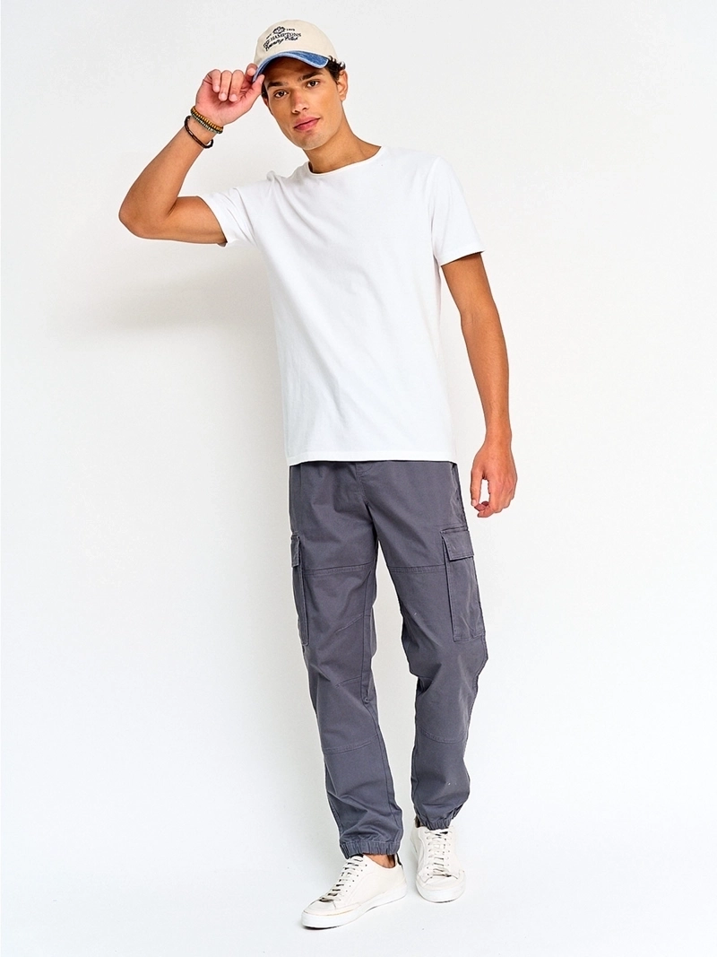 PANTALÓN HOMBRE INDEX ALGODÓN BOLSILLOS CARGO - 4