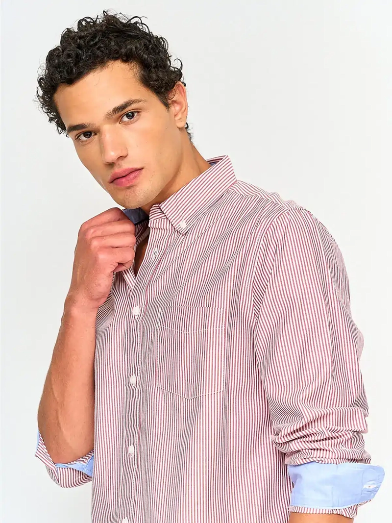 CAMISA HOMBRE KENNETH STEVENS ALGODÓN MANGA LARGA POPLIN - 3