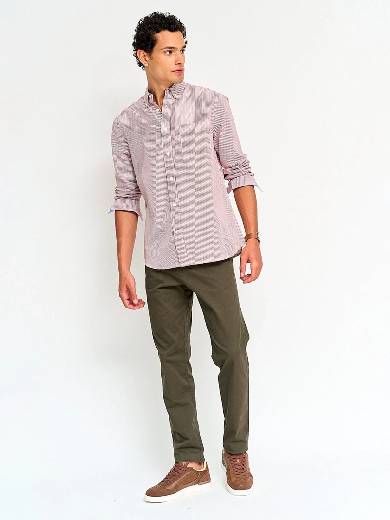 CAMISA HOMBRE KENNETH STEVENS ALGODÓN MANGA LARGA POPLIN - 4