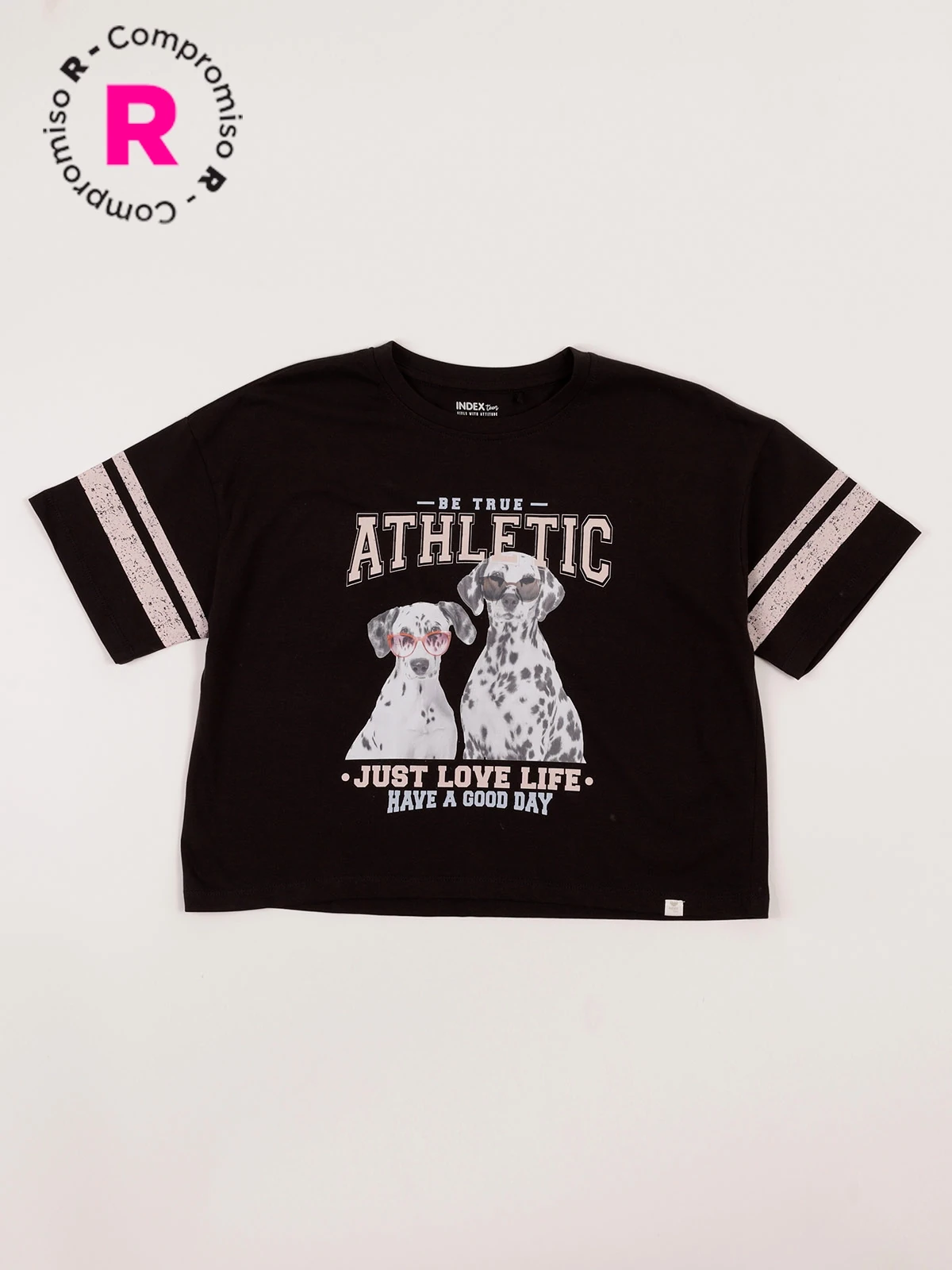 INDEX TEEN POLERA MANGA CORTA ALGODÓN NIÑA INDEX BEAR