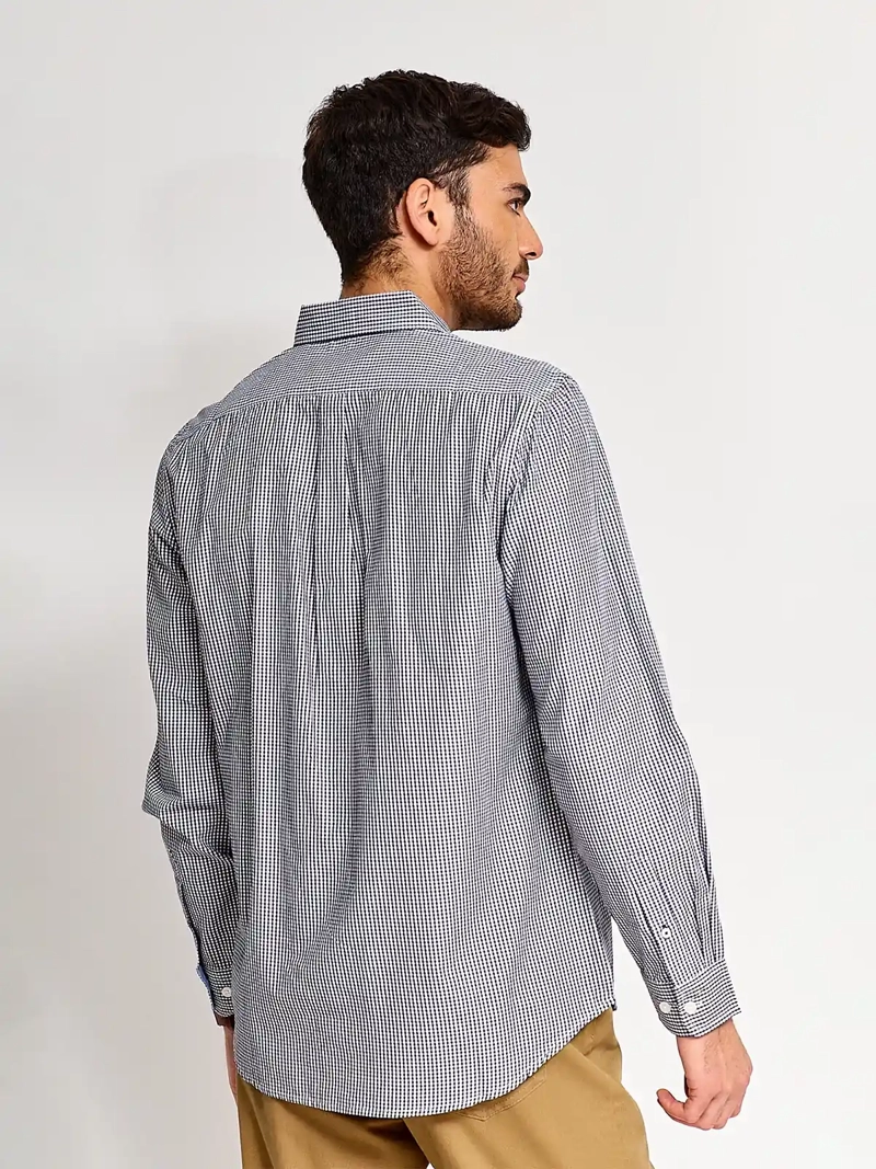 CAMISA HOMBRE KENNETH STEVENS ALGODÓN MANGA LARGA BÁSICA - 2