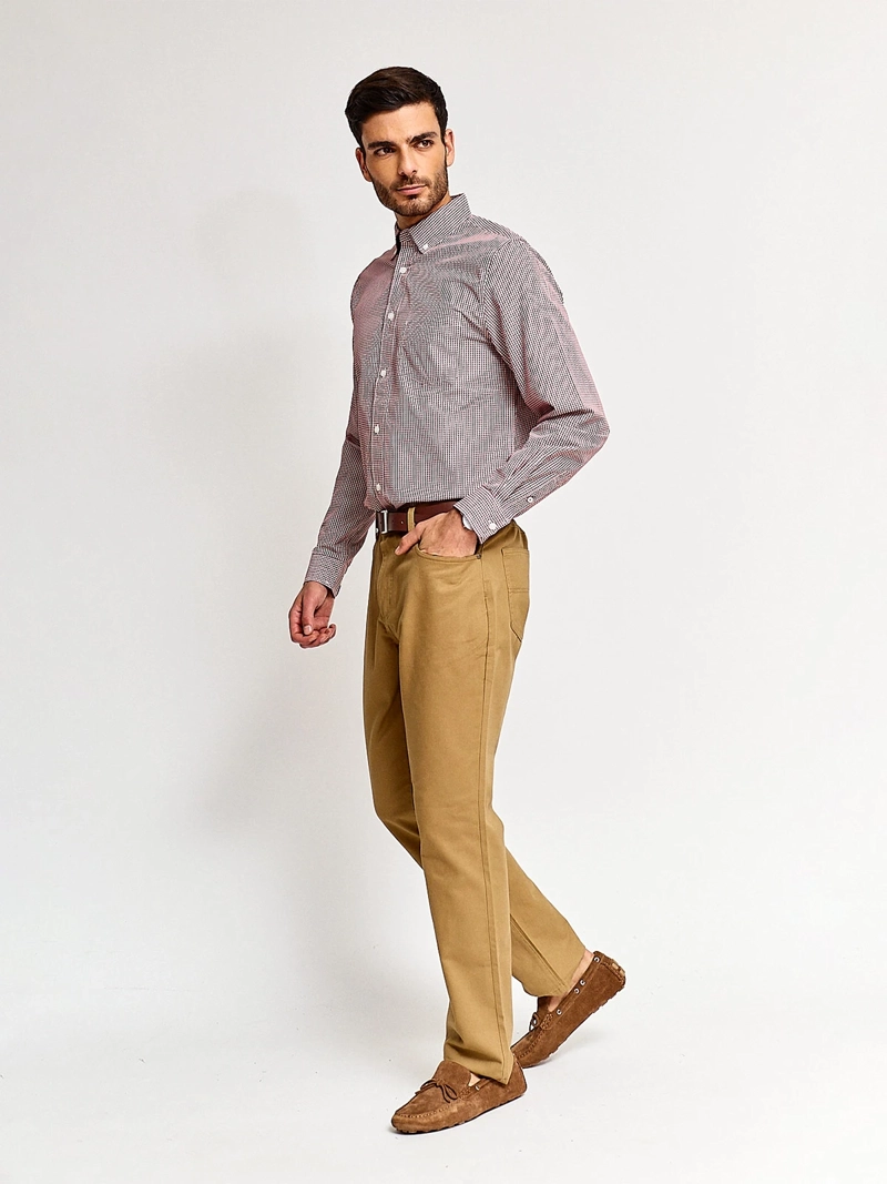 CAMISA HOMBRE KENNETH STEVENS ALGODÓN MANGA LARGA POPLIN - 4