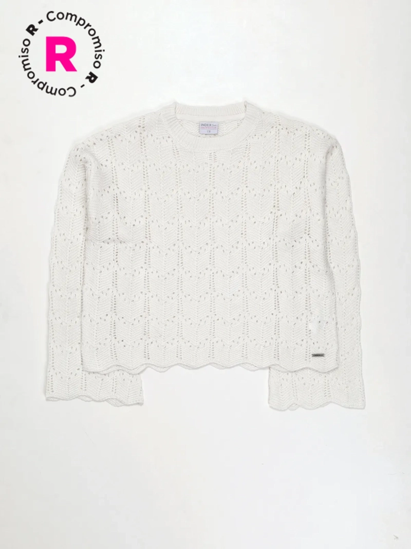 SWEATER NIÑA M6T CALADO - 1