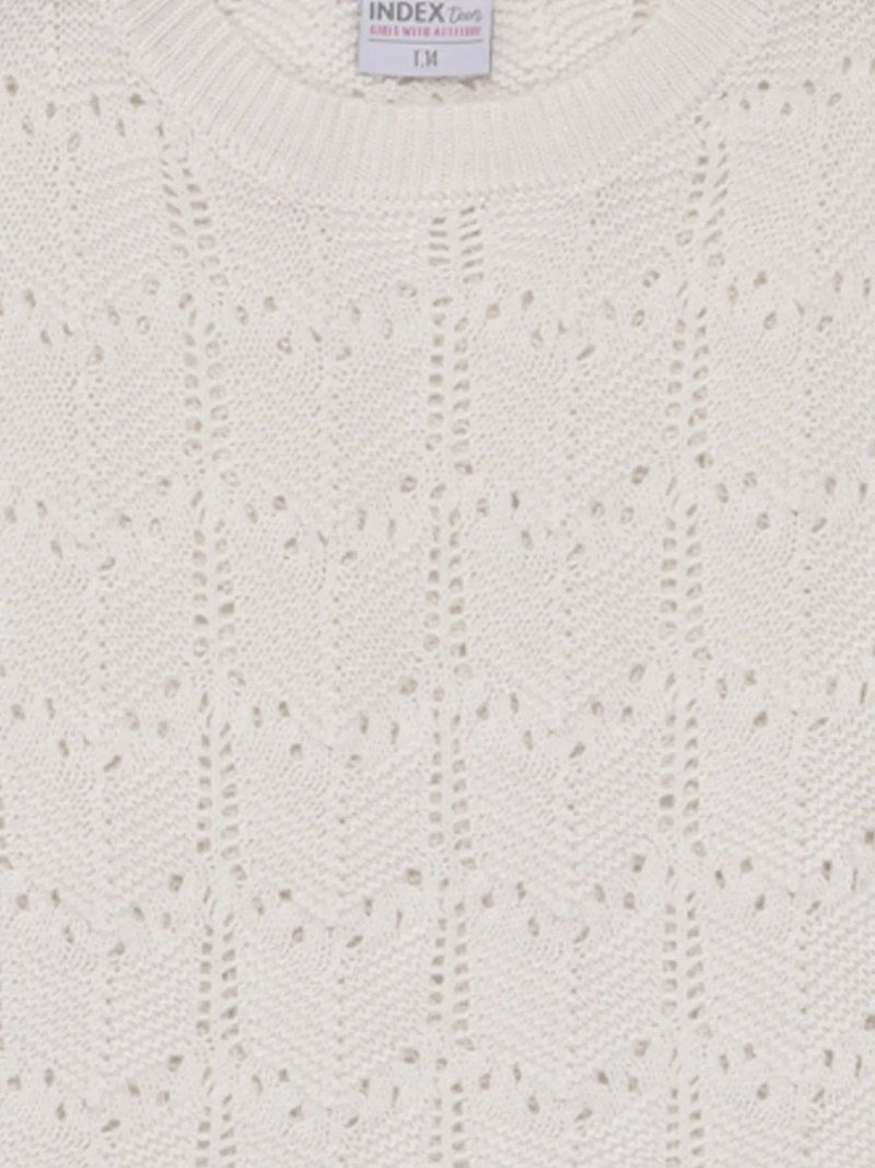 SWEATER NIÑA M6T CALADO - 3
