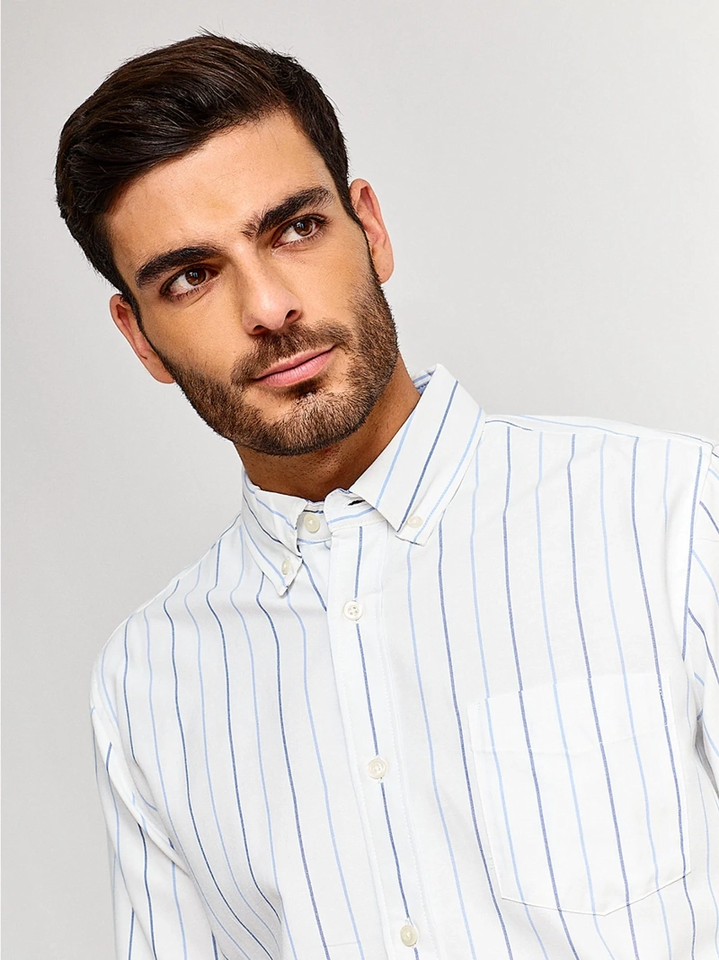 CAMISA HOMBRE KENNETH STEVENS ALGODÓN MANGA LARGA - 3