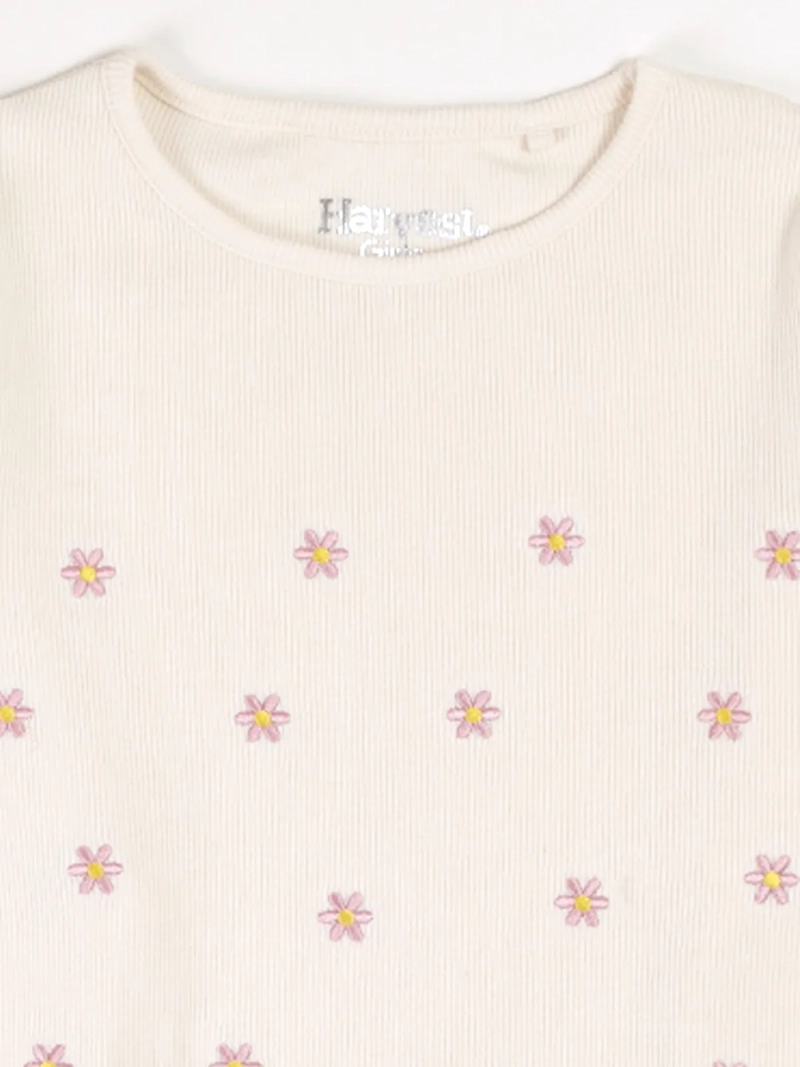 POLERA MANGA LARGA NIÑA HARVEST BORDADA - 3