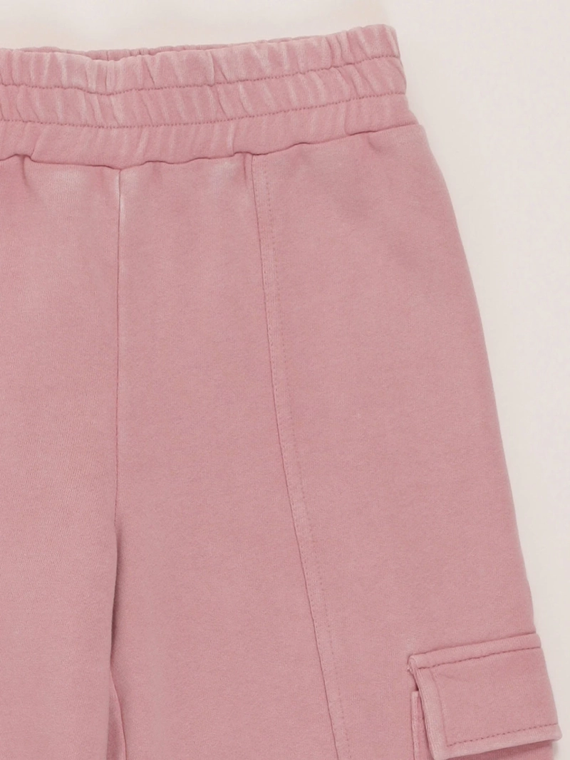 PANTALÓN DE BUZO NIÑA HARVEST ALGODÓN CARGO - 3