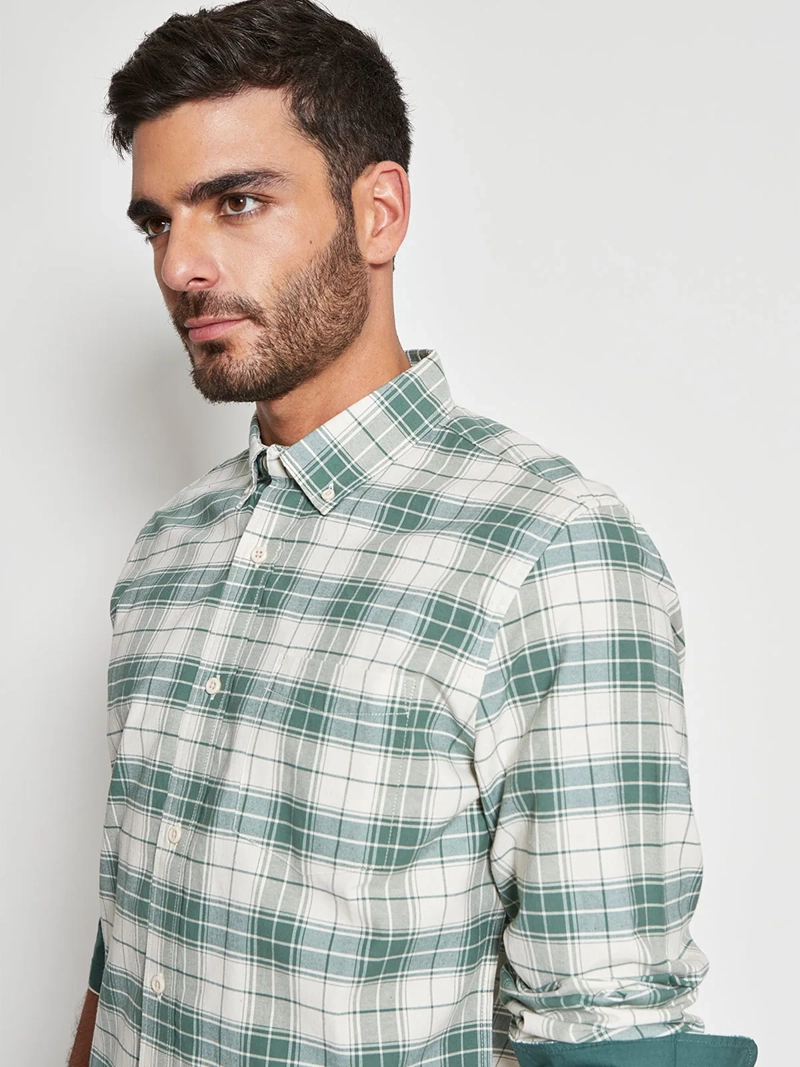 CAMISA HOMBRE KENNETH STEVENS ALGODÓN MANGA LARGA - 3