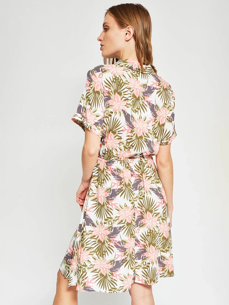 VESTIDO MUJER AZIZ CORTO ESTAMPADO - 3