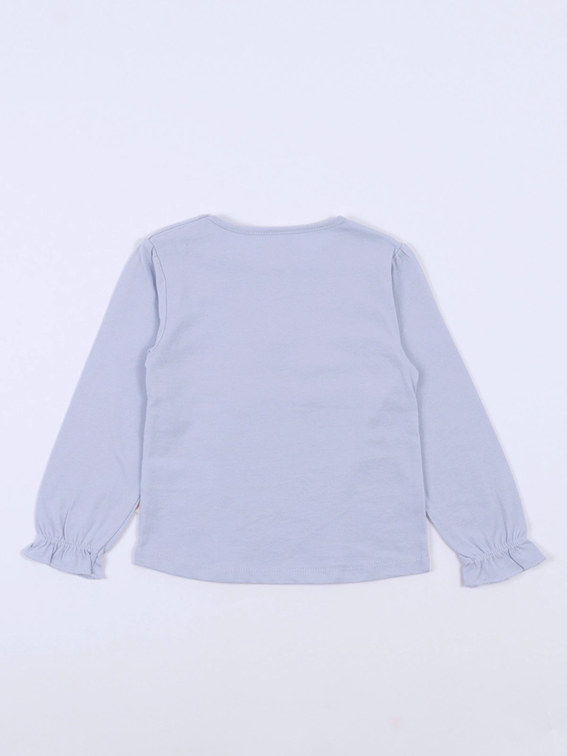 POLERA MANGA LARGA ALGODÓN NIÑA BABY HARVEST APLICACIÓN TUL - 2