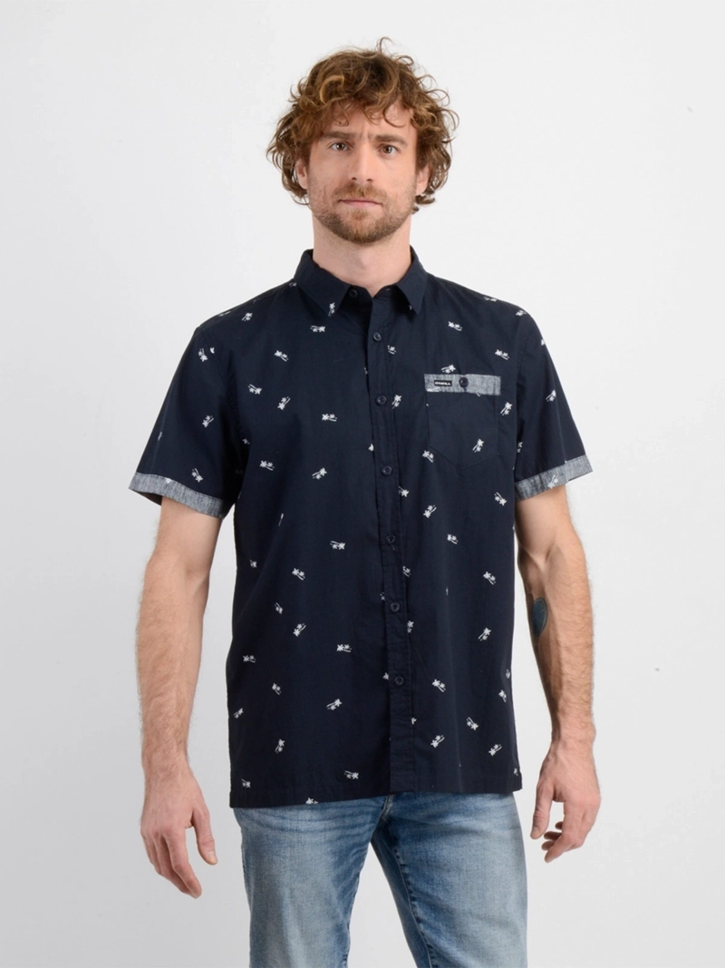 CAMISA HOMBRE O'NEILL ALGODÓN MANGA CORTA - 1
