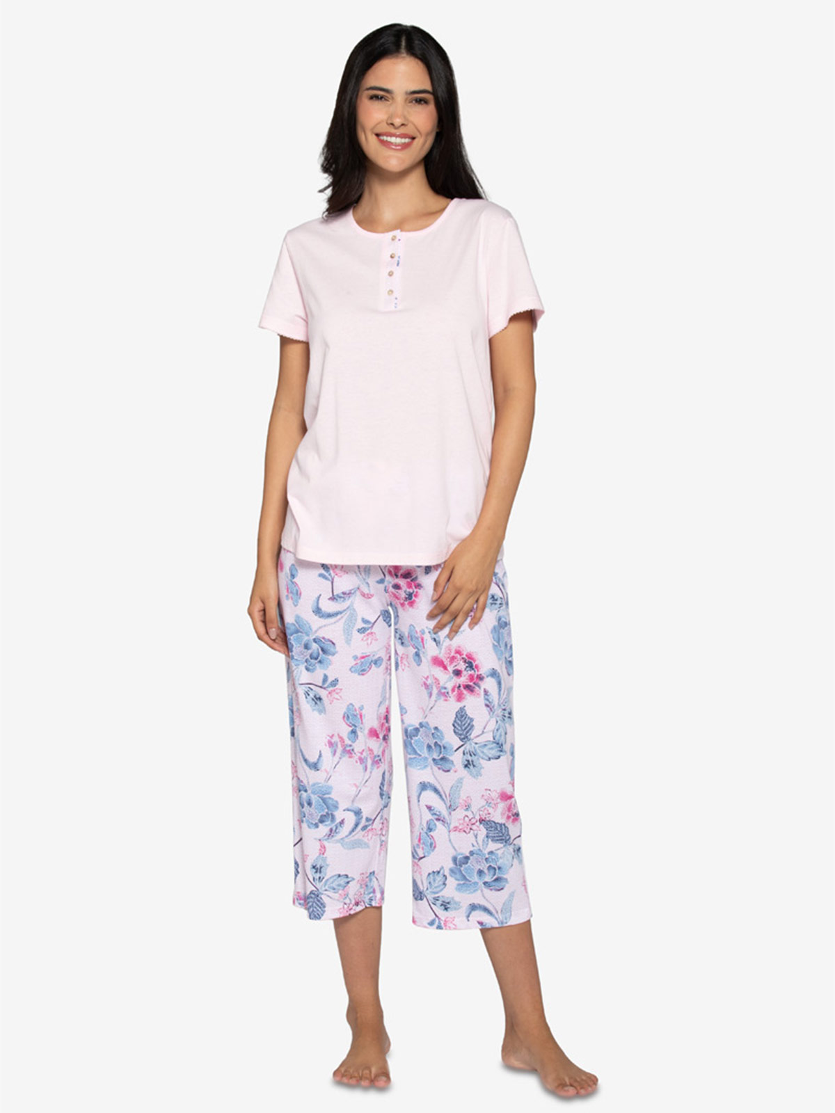 PIJAMA MUJER LADY GENNY COTTON - 1