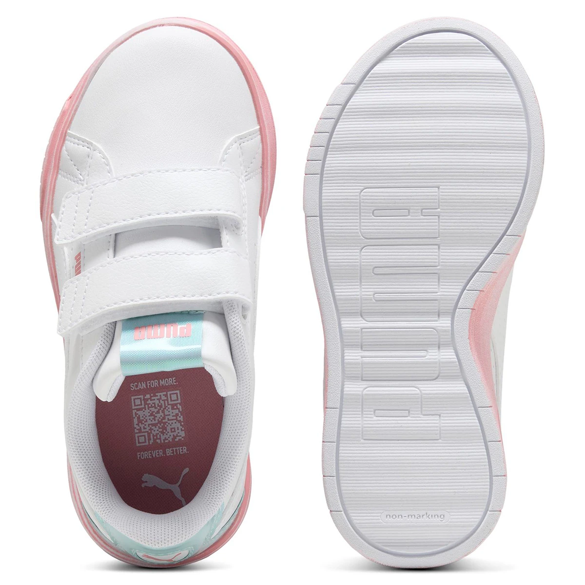 ZAPATILLAS NIÑA PUMA CASUALES BLANCO JADA CLASSIC SPACE BELLE V PS  - 3