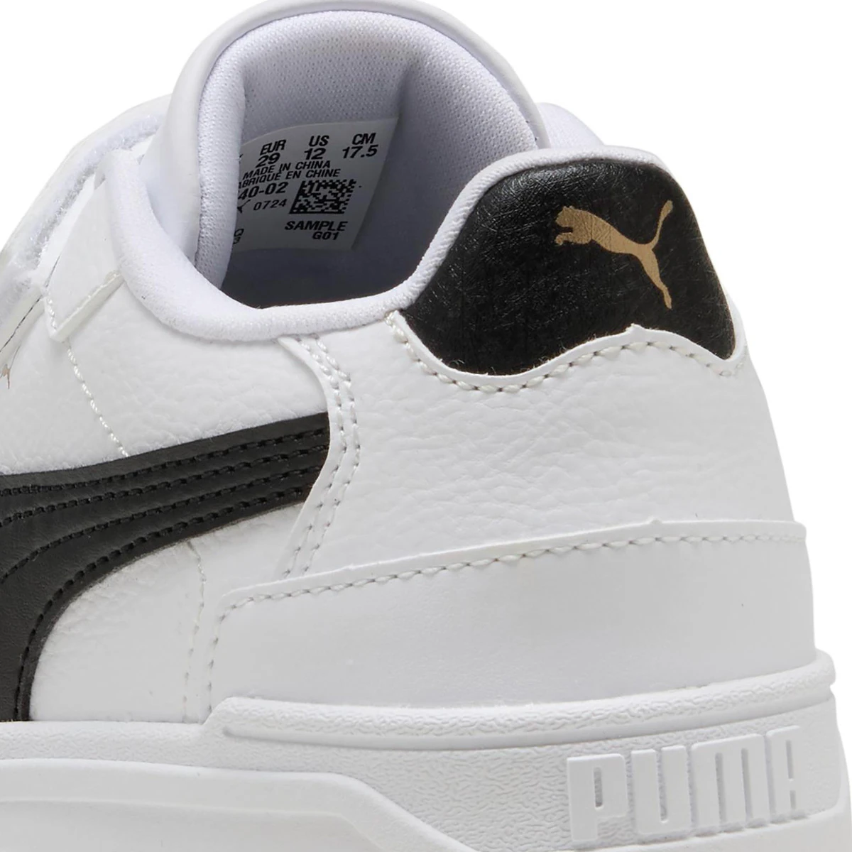 ZAPATILLAS NIÑO PUMA CASUALES BLANCO SHUFFLE DOWNTOWN LO V PS - 5