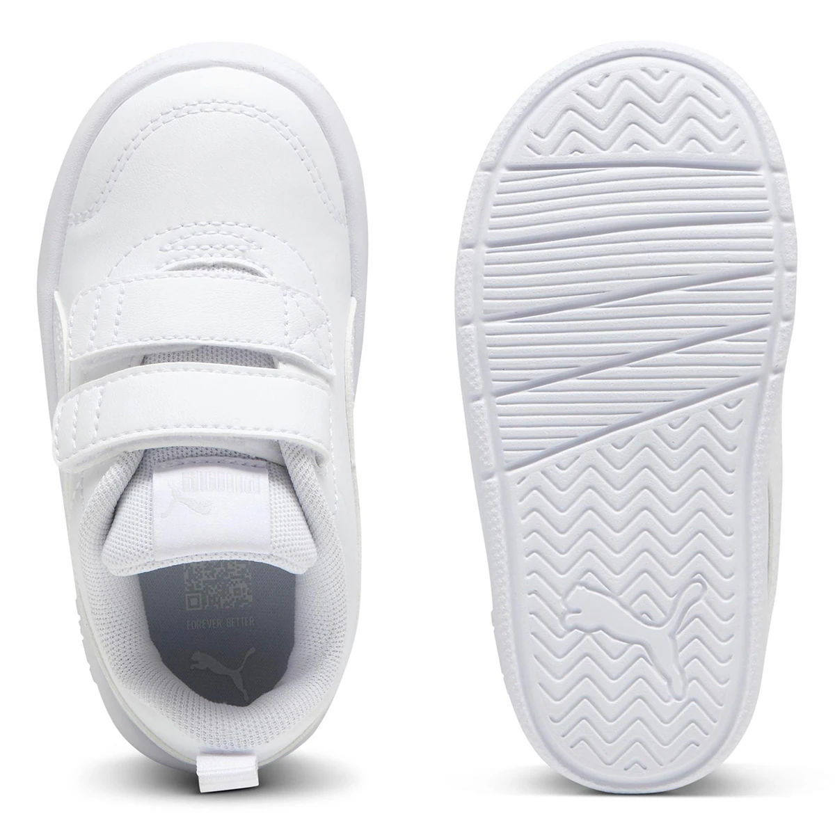 ZAPATILLAS NIÑO PUMA CASUALES BLANCO COURTFLEX V3 V INF  - 3